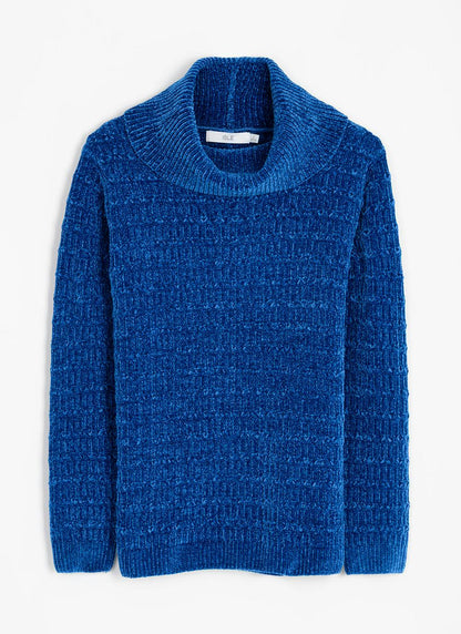  Chenille Cowl Neck Jumper