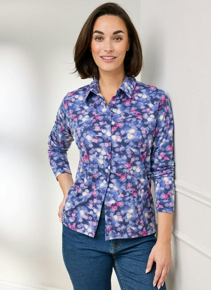  Soft Touch Print Blouse