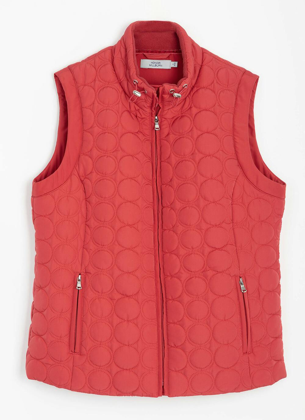 Fleece Lined Quilted Gilet