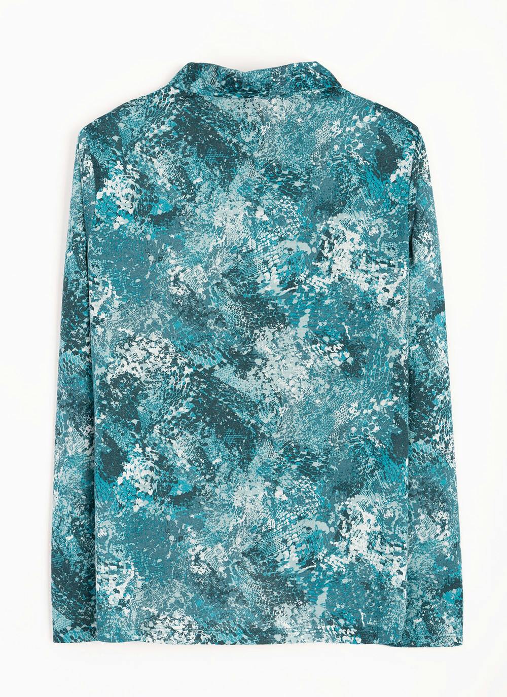  Easy Care Warm Touch Print Blouse