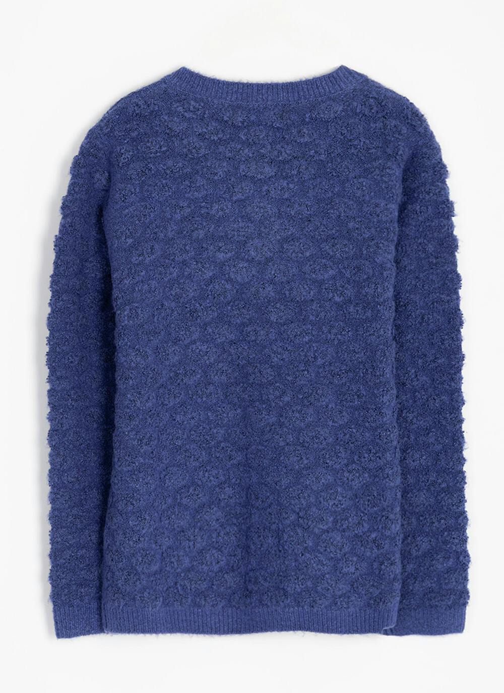  Textured Boucle Spot Cardigan