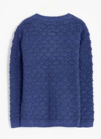  Textured Boucle Spot Cardigan