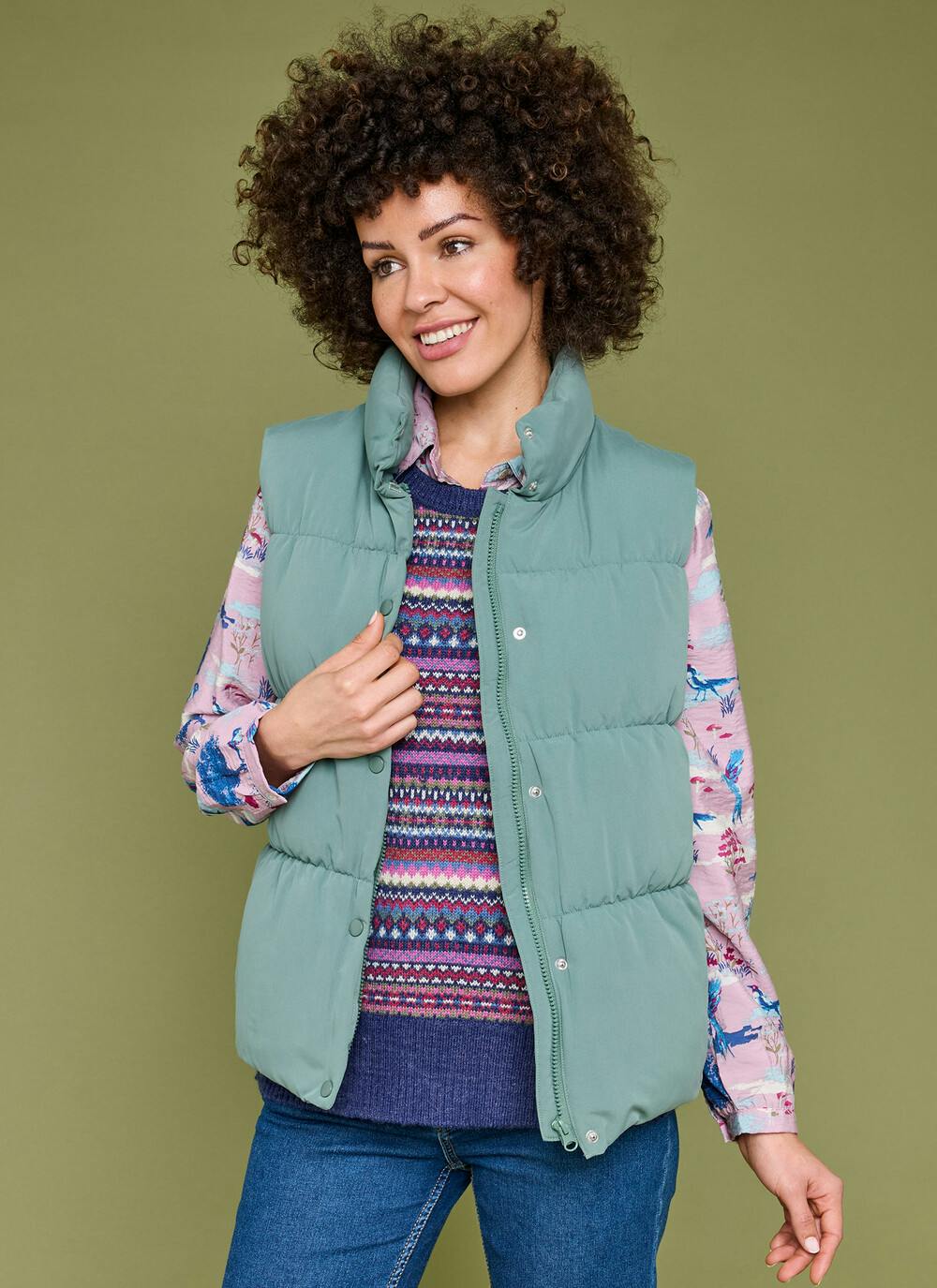  Quilted Puffer Gilet