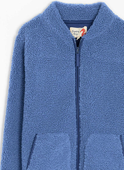  Borg Relaxed Bomber Jacket