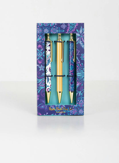  Set Of 3 Gift Boxed Pens