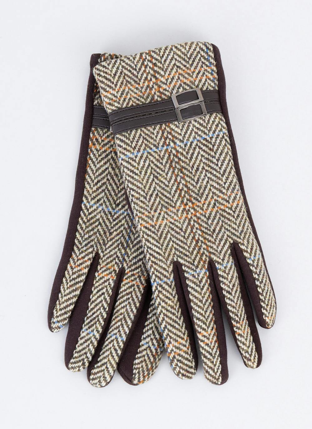  Tweed Ladies Gloves In Gift Box