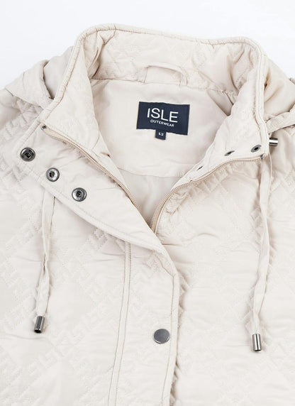  Diamond Quilted Coat