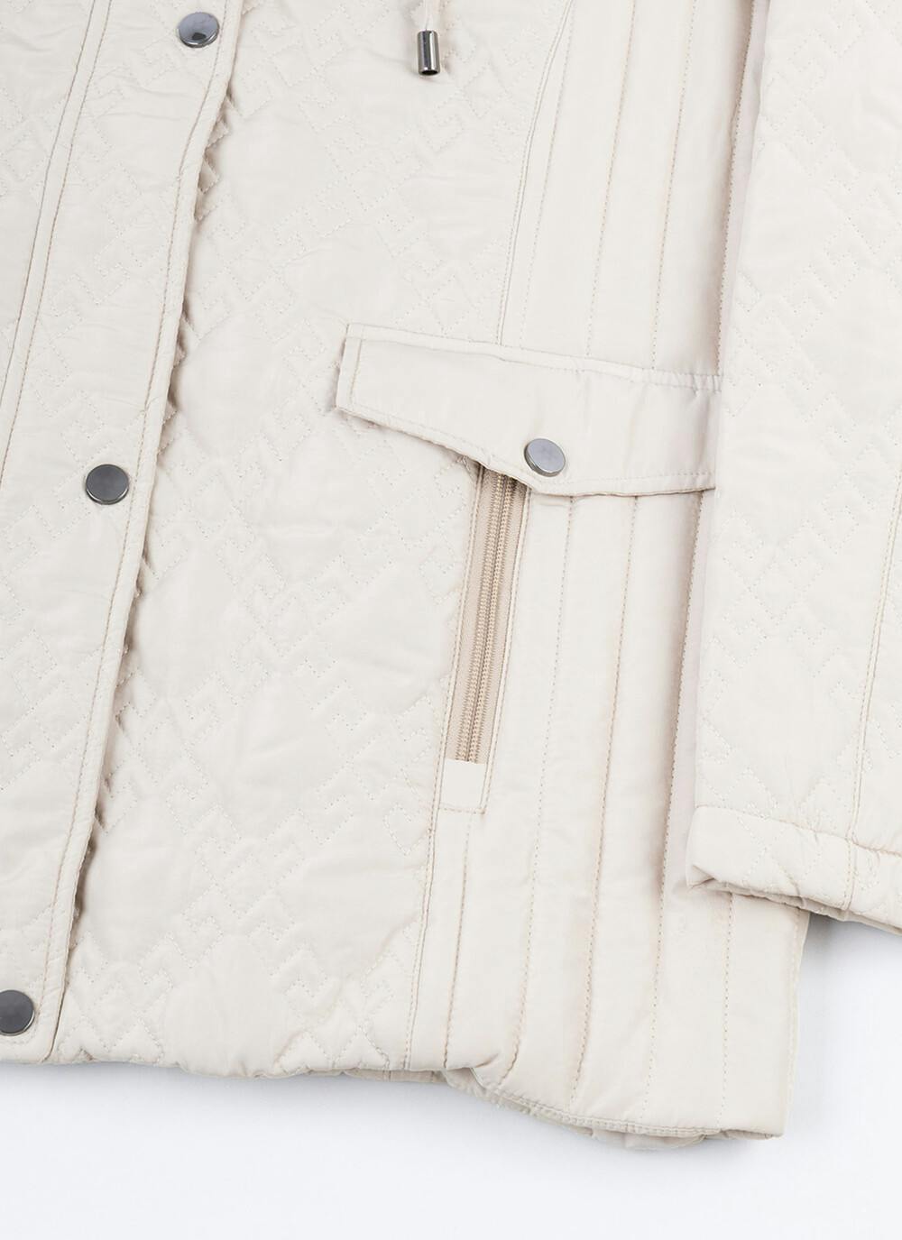  Diamond Quilted Coat