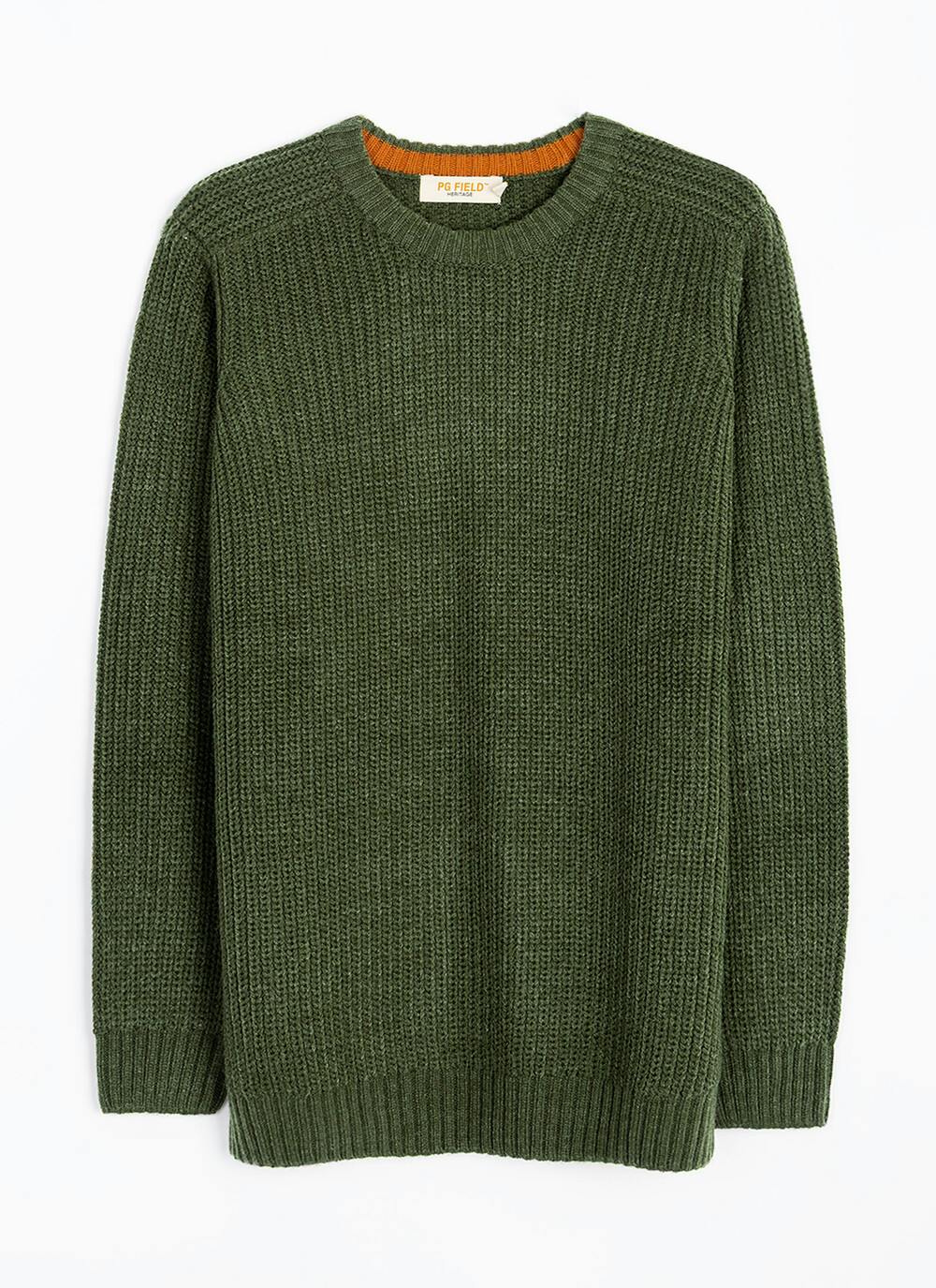  Crew Neck Fisherman Rib Jumper