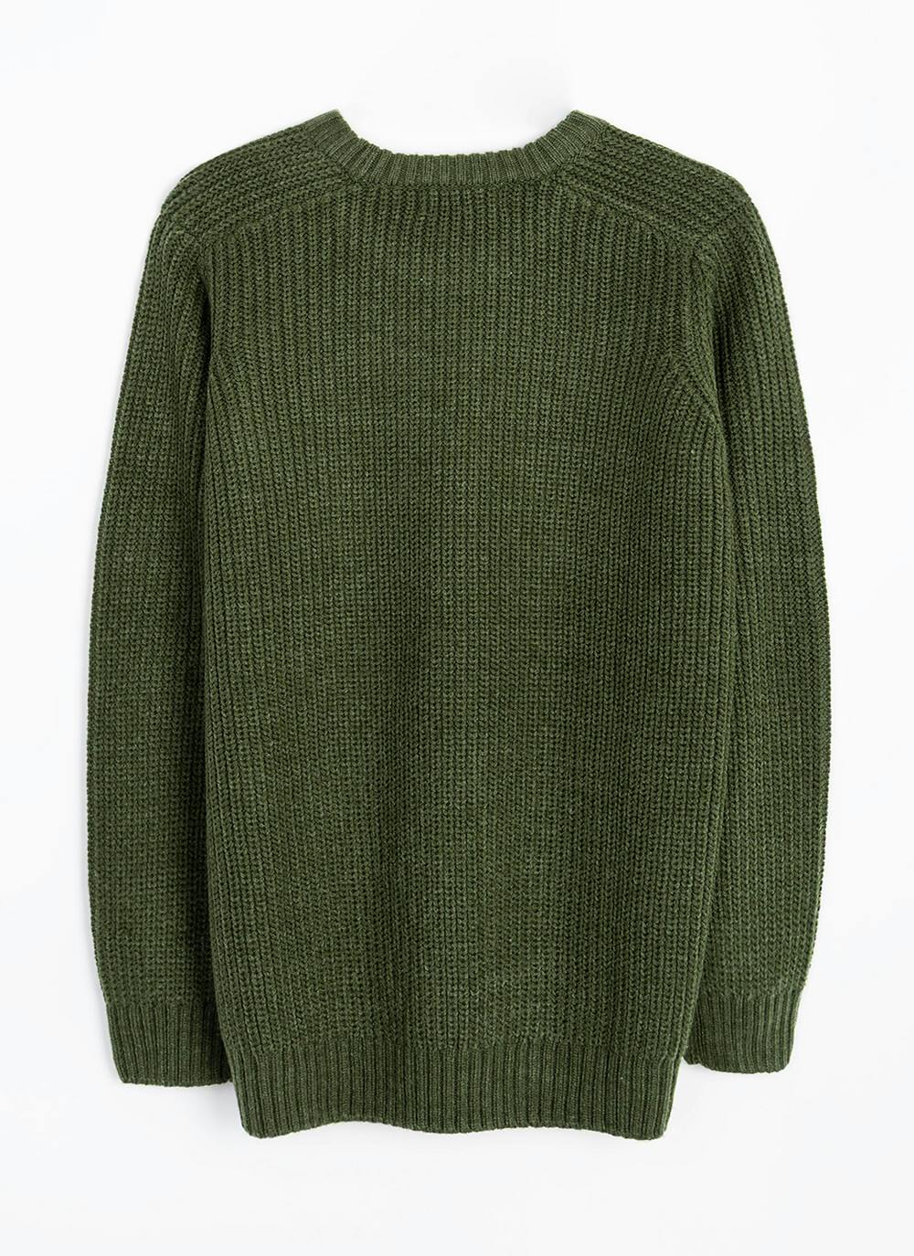  Crew Neck Fisherman Rib Jumper