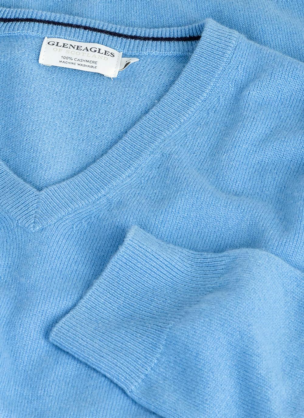  Pure Cashmere V Neck Jumper