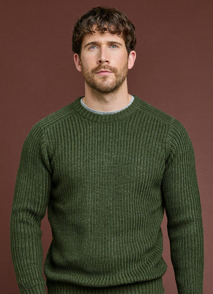  Crew Neck Fisherman Rib Jumper
