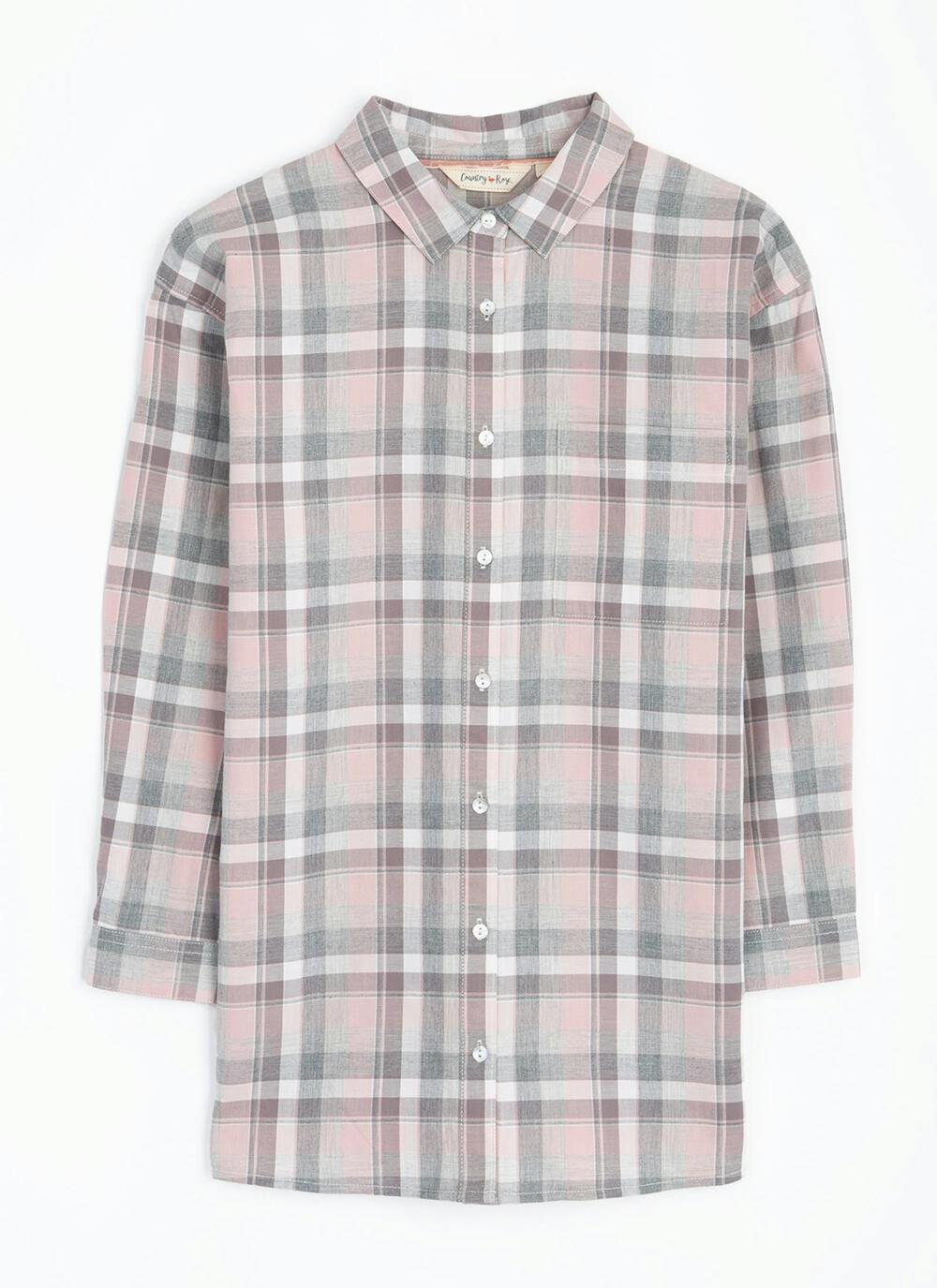  Pure Cutton Brushed Check Shirt