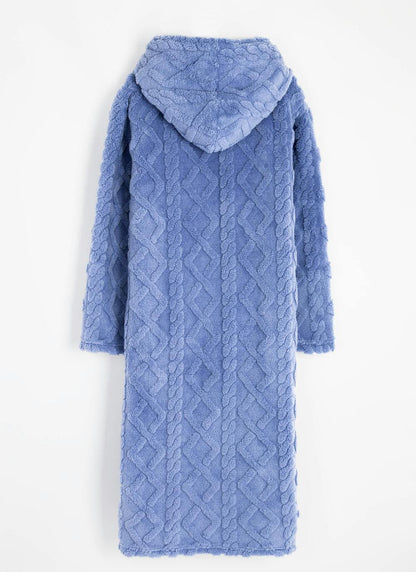 Cosy Fleece Cable Lounge Hoodie
