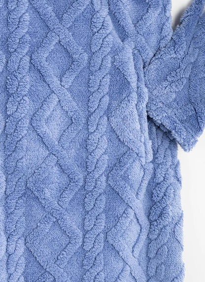  Cosy Fleece Cable Lounge Hoodie