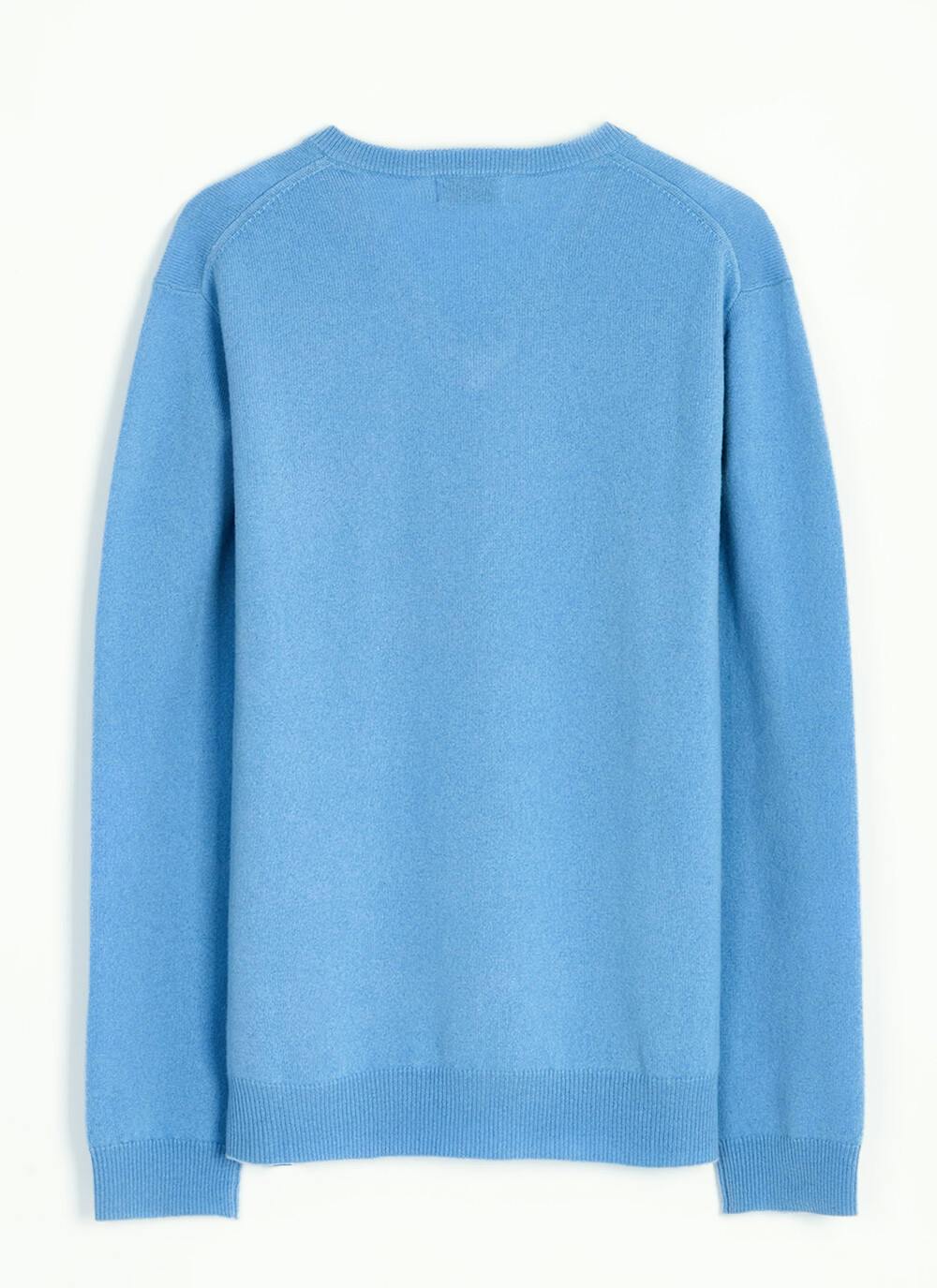  Pure Cashmere V Neck Jumper