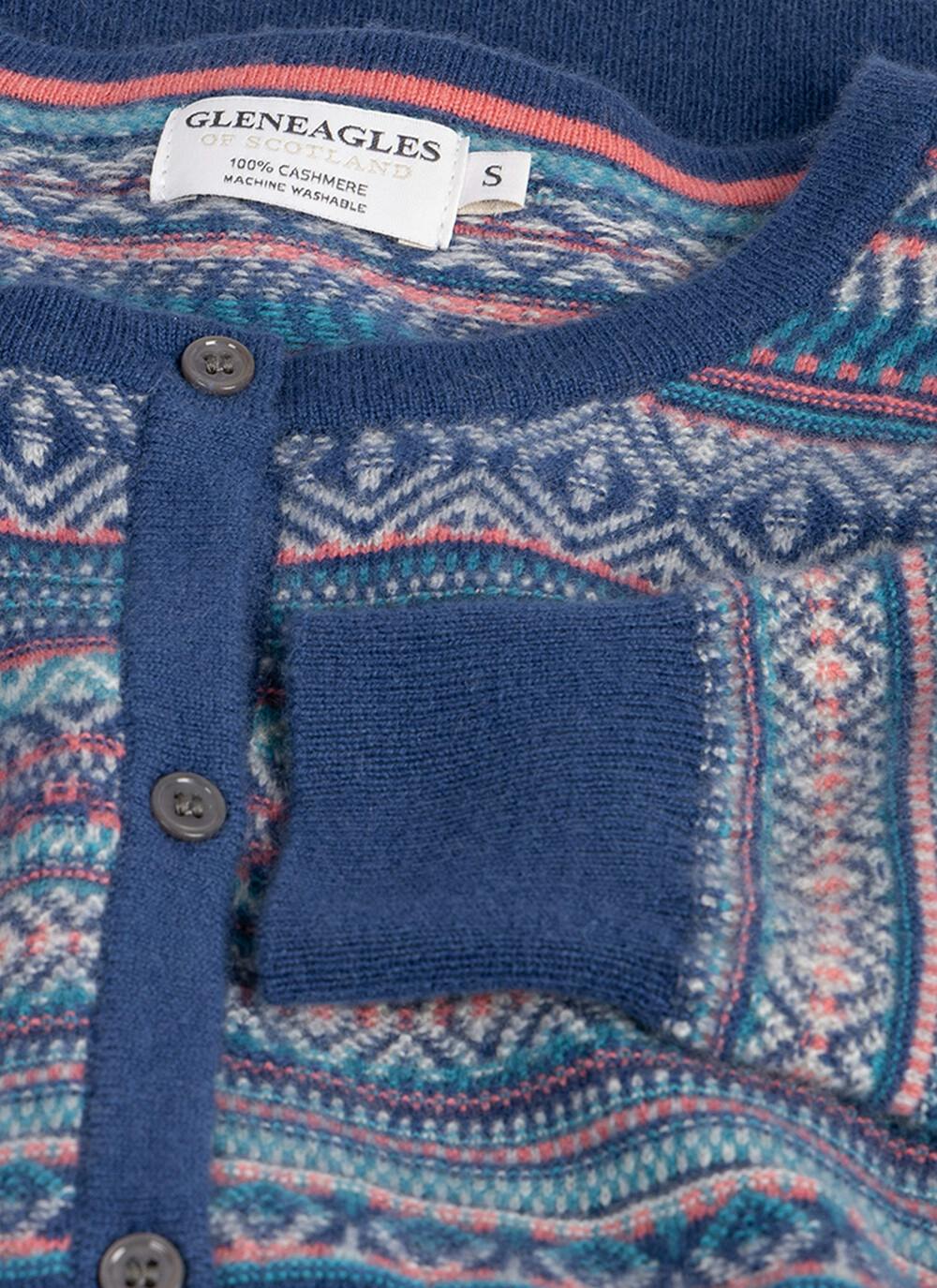  Cashmere Fairisle Cardigan