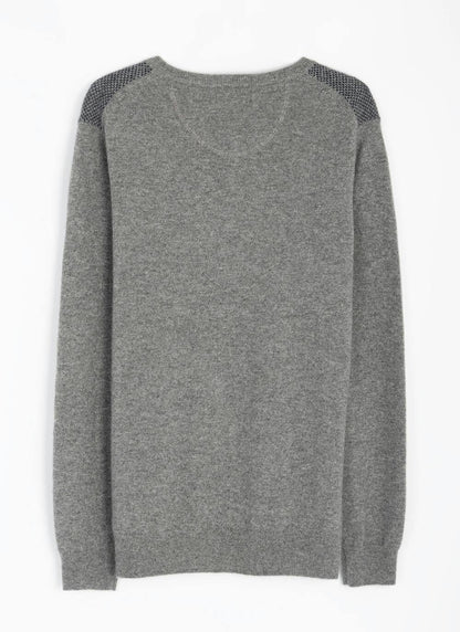  Pure Cashmere Birdseye Crew Neck Jumper