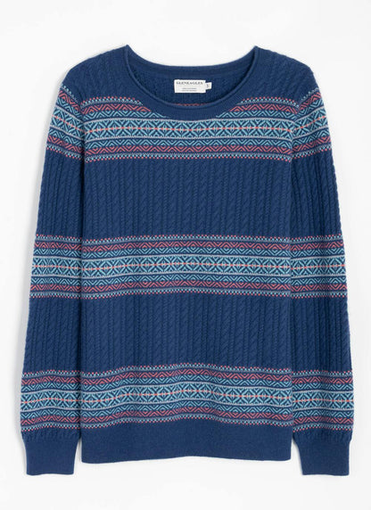  Cashmere Cable Fairisle Jumper