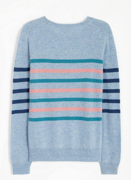  Cashmere Nep Stripe Jumper