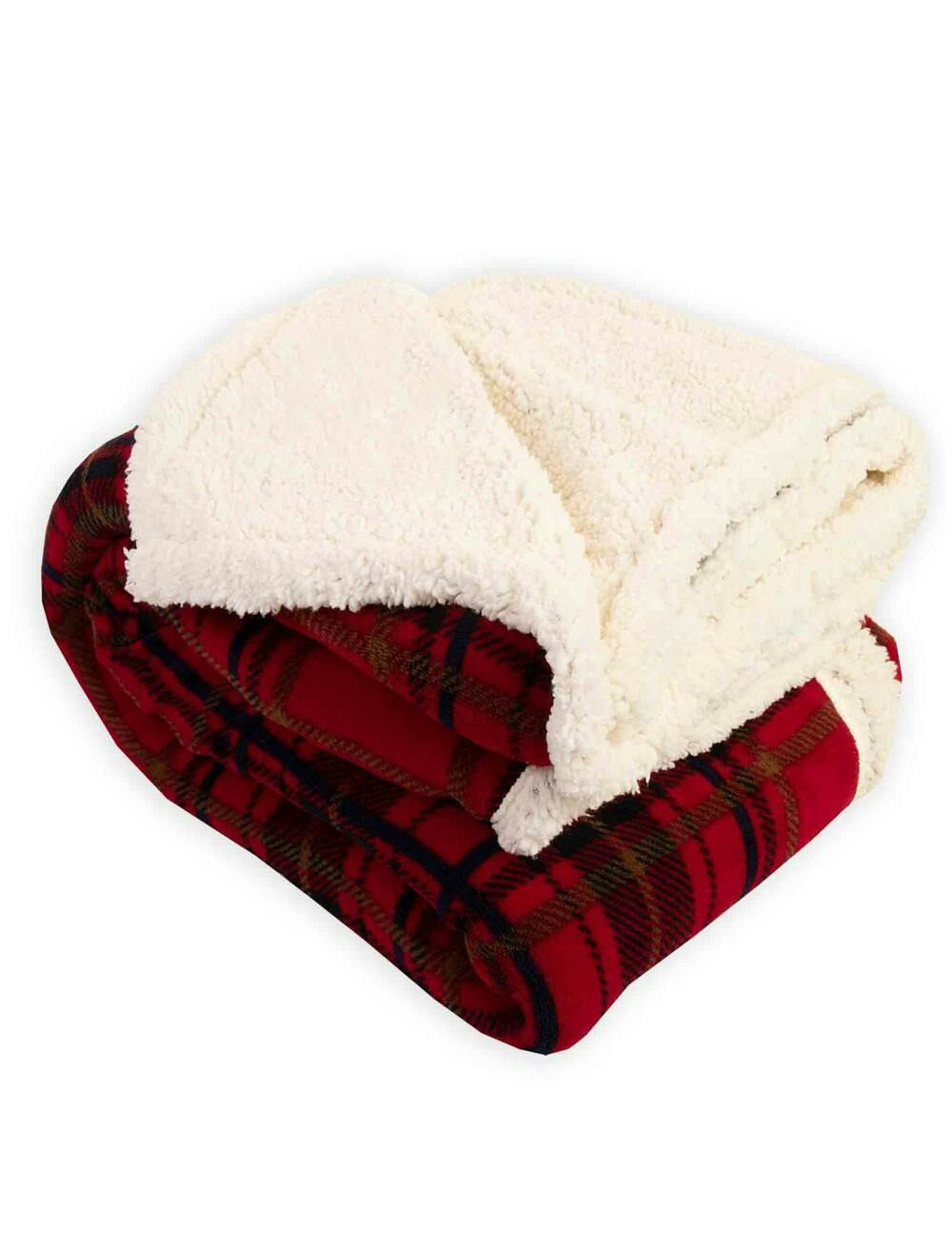  Sherpa Fleece Throw